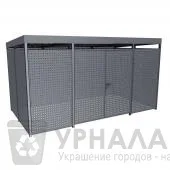 Перфорированная контейнерная площадка ТБО 7 метров