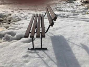 Скамейка СП со спинкой 2,0