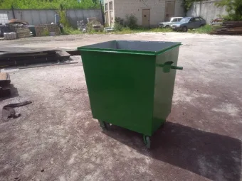 Контейнер для мусора металлический 0,75 м3
