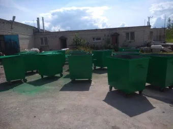 Контейнер для мусора металлический 0,75 м3